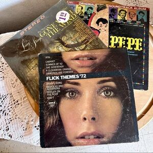 Colpix Pepe Soundtrack LP Vinyl 12" Flick Themes '72 Gone W/The Wind Vinyl Lot